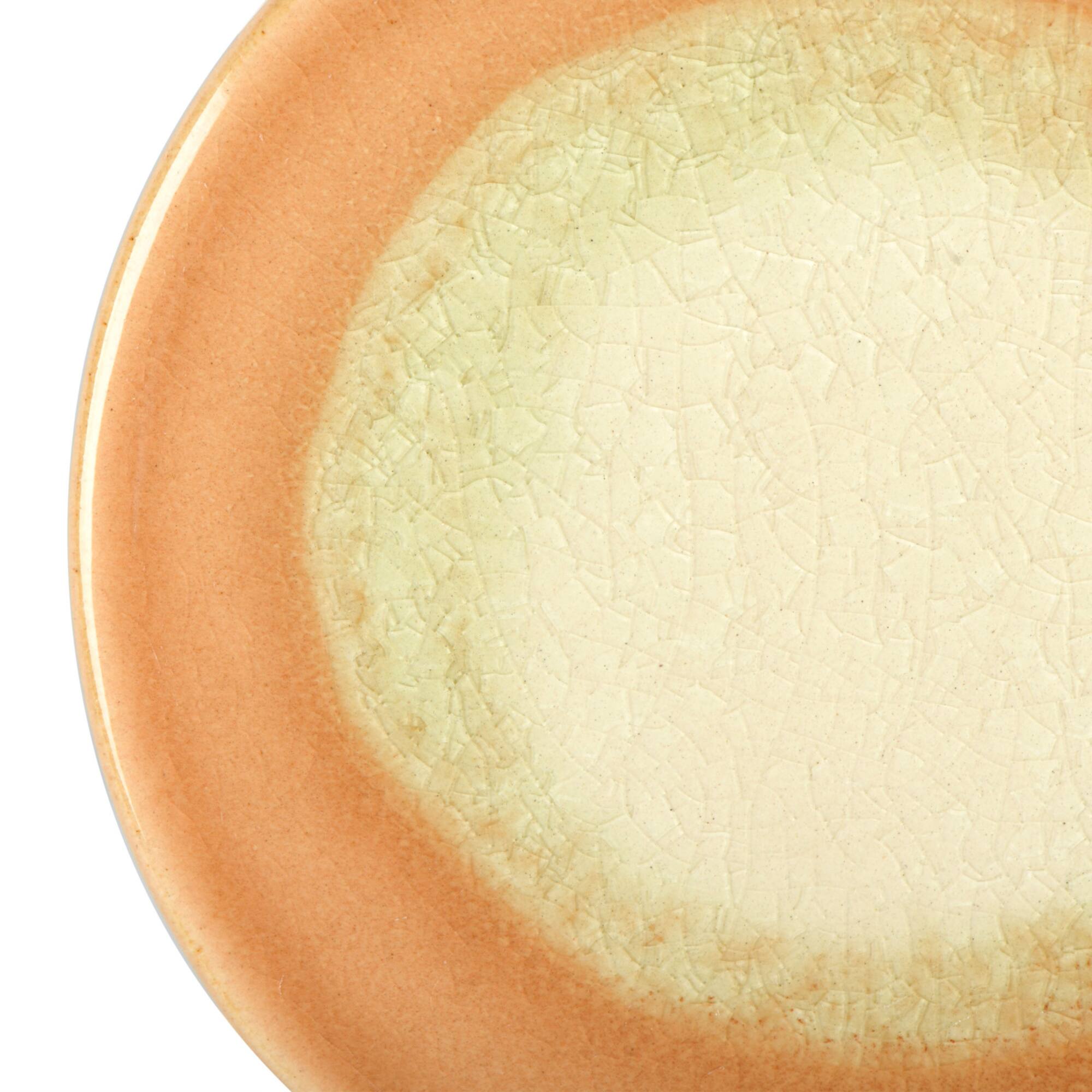 Hello Honey® Reactive Glaze Stoneware Coasters Set